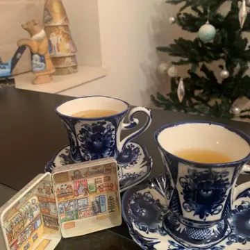 帰宅後にお土産のハーブティー