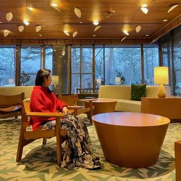 軽井沢プリンスホテルイーストのラウンジ