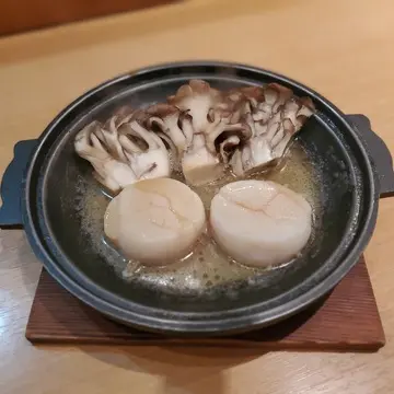 大好きなホタテのバター焼き。