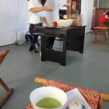 本格的なお抹茶と和菓子で一服