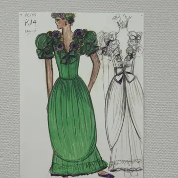 高田賢三夢をかける　KENZO  東京オペラシティアートギャラリー　デザイン画