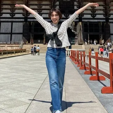 ZARAデニムコーデ＠奈良③