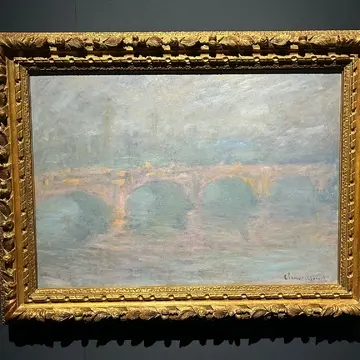 ウォータールー橋、ロンドン、日没