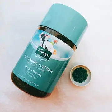 クナイプの大人気入浴剤。ミントでクールダウン。