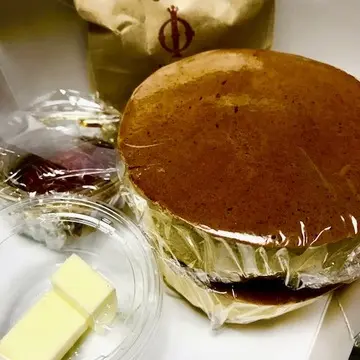 イワタコーヒー店のホットケーキ テイクアウト