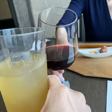 ドリンクで乾杯