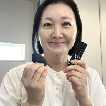 Diorスティックファンデ　アラフィフメイク