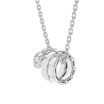 「セルペンティ ヴァイパー」ネックレス WG x DIA