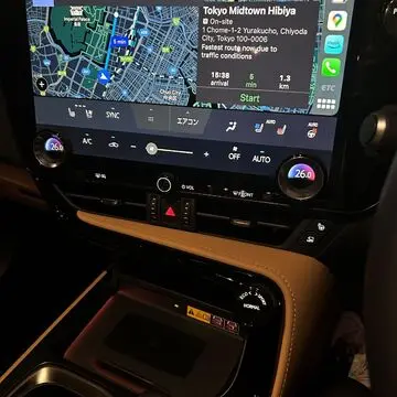 レクサスのSUV「NX」の画面