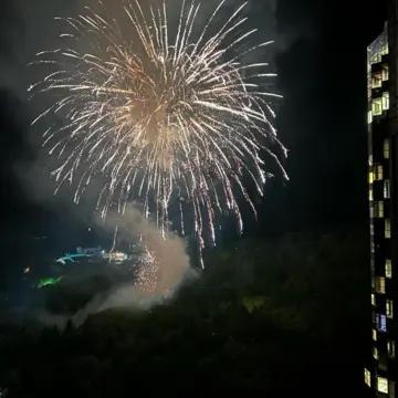 リゾナーレトマム　花火