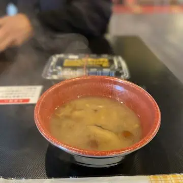 北海道のドライブイン「きのこ王国」のきのこ汁