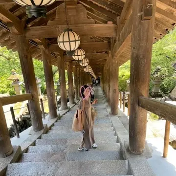 西国八番霊場　総本山 長谷寺　登廊