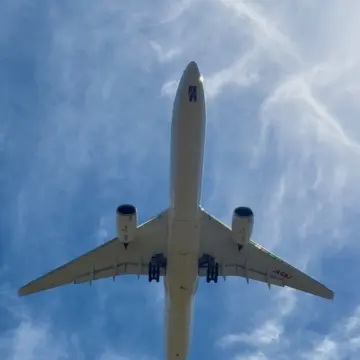LAX ロサンゼルス空港 飛行機  アメリカ 西海岸