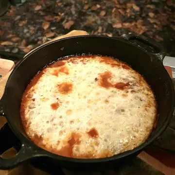 キャンプ料理、グラタン