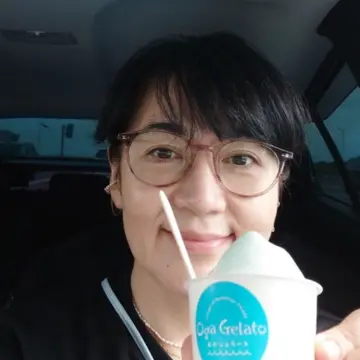 オガーレの男鹿の塩ミルクジェラートと私