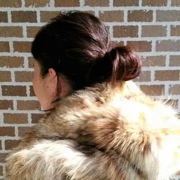 まとめ髪で冬コーデをスッキリとの画像_6