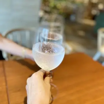 気分だけでも…乾杯