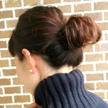 まとめ髪で冬コーデをスッキリとの画像_3