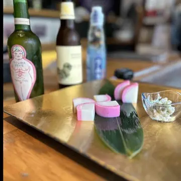 ビール　ラムネ　蒲鉾