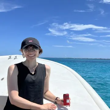 クルーザーで移動 ②