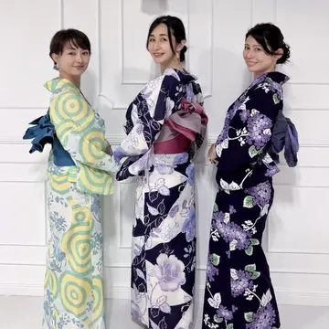 それぞれ好きな浴衣を着ました