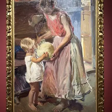 ホアキン・ソローリャ　「水飲み壺」