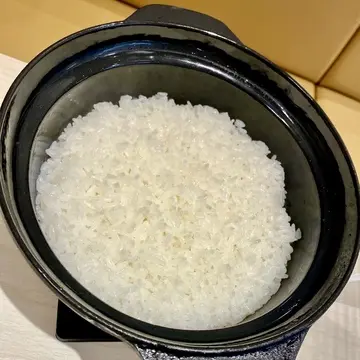 土鍋で炊いた白米