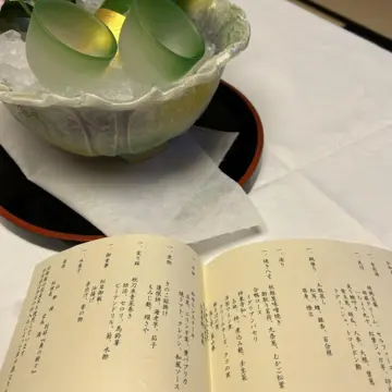 仙郷桜別邸奥の樹々　夕食　冷酒　メニュー