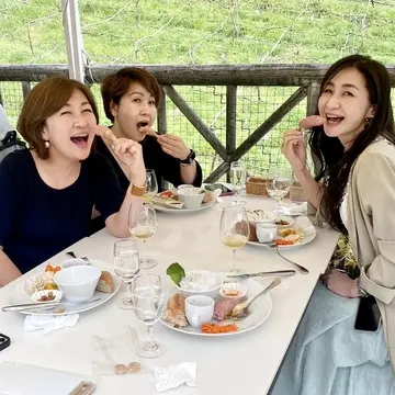 栃木県野菜がたっぷり入ったデッキランチ