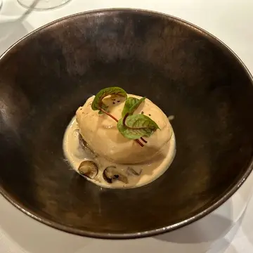 大原の野卵と茸のクレーム