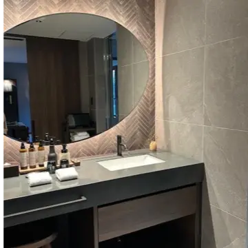 ふふ 旧軽井沢 静養の森 コンフォートルームの洗面台