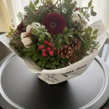 クリスマスアレンジメントフラワー