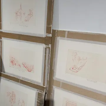 制作過程のデッサン２