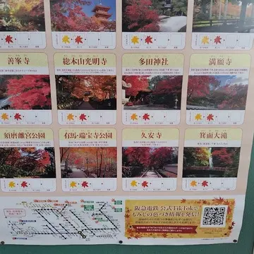 関西　阪急沿線の紅葉