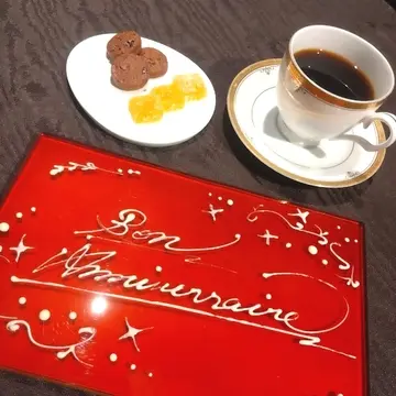 日本橋『Mezzanine（メザニーン）』、ランチ、フレンチ、三越前、バースデープレート