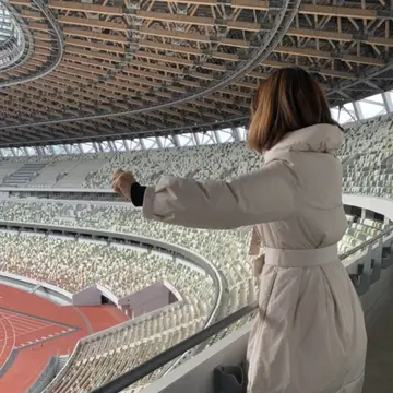 国立競技場フィールド見学