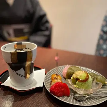 デザートとお茶