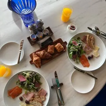 東京エディション虎ノ門のThe Blue Roomの朝食