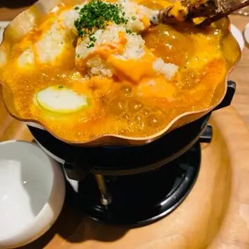 新門前米村コースディナー伊勢海老のブイヤーベース