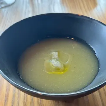 冬瓜の冷製スープ、青柚子