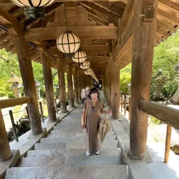 西国八番霊場　総本山 長谷寺　登廊