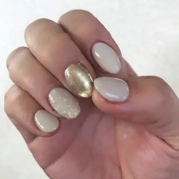 メタリック&レオパードネイルの画像_2