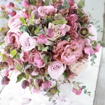 クリスマスローズのブーケ