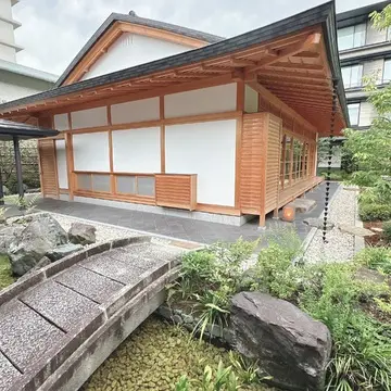 ホテルザミツイキョウトの中庭