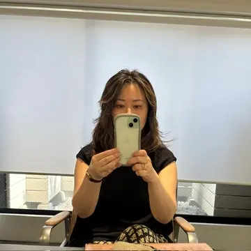 andbeautiful 美容院　ヘアカラー　ハイライト　白髪ぼかし　恵比寿　ヘアスタイル　