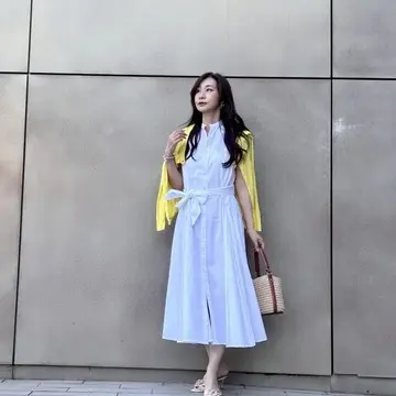 ラルフローレン白ワンピでお出かけ
