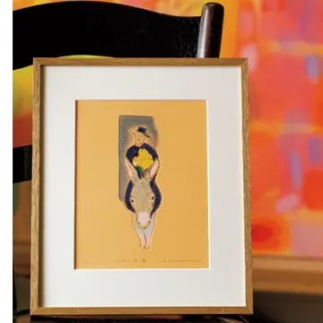 銅版画『プラテーロ―戻り道』