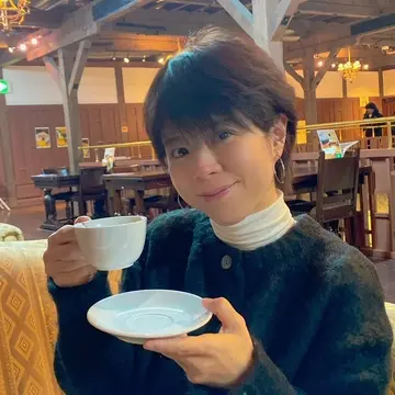 鼻が赤いですね(^^;暖かいココアが身に染みます