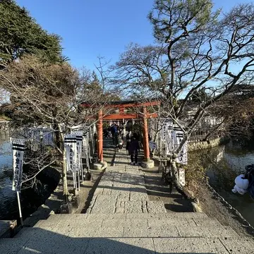 旗上弁財天社　鶴岡八幡宮　初詣　お正月　縁結び