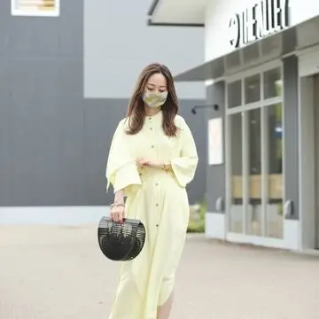 ADORE　天海祐希姉さん着ていたワンピ　50代ファッション　綺麗めカジュアル